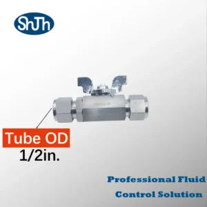 Customizable Ferrule Butterfly Handle Ball Valve Interchangeable Manual High Temperature Gas Stainless Ball 3/4 Port 200 psi
