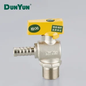 Customizable OEM Manual Shutoff Forged Brass Angle Ball Gas Valve with Male Female BSP NPT Thread Nipple Gas Valves Ball Valves