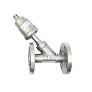 Customized 80mm Pneumatic Flange Stainless Steel Manual Power Angle Valves
