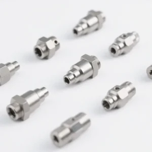 Customized High-Precision Pneumatic Valve Stainless Steel Flat Nozzle Needle Series Automotive Tuning CNC Machined Broaching