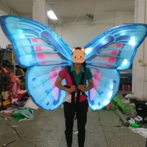 Customized Inflatable Butterfly Wings Stage Performance Inflatable Beautiful Butterfly Costume for Sale