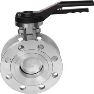 Customized Stainless Steel Butterfly Valve Double Eccentric Flange Manual Power DN50-DN200