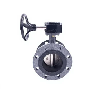 D341XC Factory Direct Sandwich Ductile Iron Turbine Cast Steel Carbon Steel Flange Butterfly Valve for Water