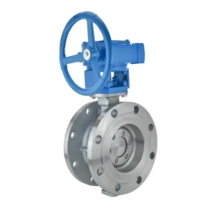 D343W 16P Butterfly Valve Flange Hard Seal Butterfly Valve Turbine Stainless Steel Three Eccentric Butterfly Valve