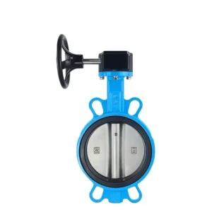 D371X 16 Manual Butterfly Valve Worm Gear Actuated Wafer Type for On Off Service