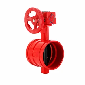 D381X 16Q Manual Grooved Butterfly Valve 2 Inch Ductile Iron Valve for Water Conservancy Fire Fighting Engineering