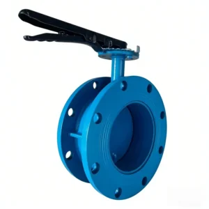 D41X Flanged Manual Butterfly Valve Double acting Soft-sealing Ductile Iron Suitable For Water Supply And Public Engineering