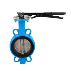 D71X Stainless Steel ANSI 150LB 304 316 Pn10 16 Cast Iron PTFE EPDM Soft Sealing Water Manual Center Wafer Butterfly Valve