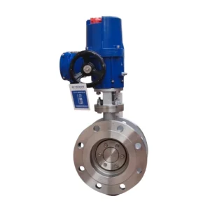 D943W 16P Flange Three Eccentric Stainless Steel Butterfly Valve DN150 Electric Butterfly Valve Flange Connection