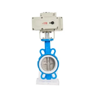 D971X 16Q Electric Stainless Steel 304 Butterfly Valve with PTFE Clamp Switch Controlled Adjustable DN40 300 for Water Media