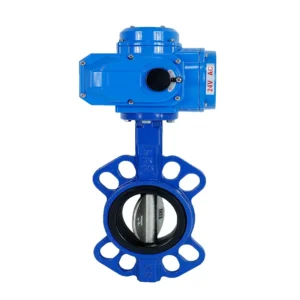 DC24V ON/OFF or 4-20mA (0-10V) Electric Motorized Wafer Lug Type Butterfly Valve 1.5 Inch 3 Inch 18 Inch 150mm PN16