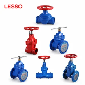 DIN3352 F4 Ductile Iron Gate Valve With Replaceable Seat NRS Flanged Valve For Building Plumbing HVAC System