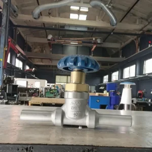 DJ15AP DN15 Medium Temperature LNG LO2 Cryogenic Manual Shutoff Valve for Gas Cylinder Tank