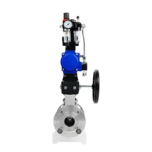 DK66-2PF Pneumatic Flange Ball Valve – High-Speed Automated On/Off Control