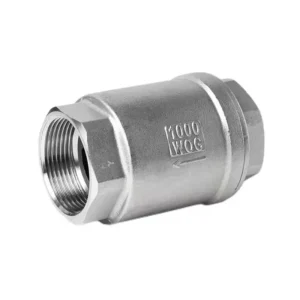 DN 3/8″~3″ Industrial Check Valve 201 304 Stainless Steel Female Vertical Soft Seal Threaded Check Valve