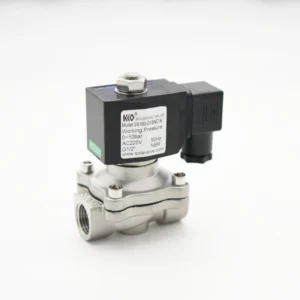 DN10 DN15 DN25 DN32 DN50 304SS Stainless Steel Water Air Gas General Solenoid Valve Manufacturer Solenoid Valve 3 4