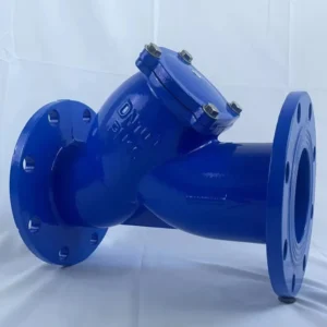 DN100 4 Inch Ductile Iron Filter Stainless Steel Screen Connection Standard DIN ANSI150 BS EN1092-1 PN16 Flanged Y-Strainer