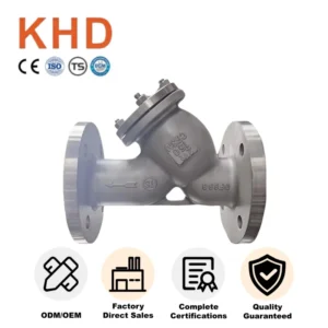 DN100 DN25 DN50 PN16 Water Steam Pipe Filter SS304 SS316 CF8 Flange Y Strainer Filter Control Valve