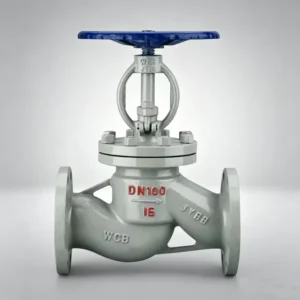 DN100 PN16 WCB Cast Steel Globe Valve Flange Manual Operated Industrial Valve High Temperature Control