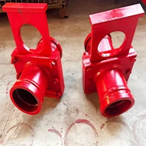 DN125 5.5″ Concrete Pump Mechanical Gate Valve SK Type Shut off Valve Spare Parts Fits Putzmeister