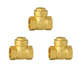 DN15-DN100 1/2-4 Threaded Forged Brass Swing Check Valve for Water Media