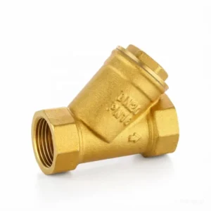 DN15-DN100 Forged Brass Y Strainer PN16 Threaded Water Filter With Stainless Steel Mesh For Industrial And Plumbing Systems