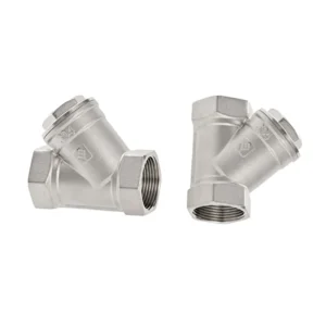 DN15-DN50 Y Type Strainer Female Thread Screw CF8M SS304 Stainless Steel for Water Media BSP Connection Valves Medium