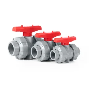 DN15 Manual CPVC V Ball Valve with FPM O-Ring PTFE Valve Seat 30 Degrees NPT Threaded for Water OEM Customizable