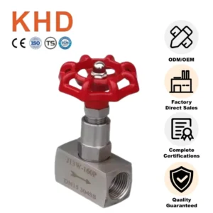 DN15 PN160 Manual Globe Valve Internal Thread CF8 CF8M Precision Casting Globe Valve Control Valve