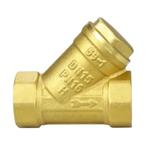DN15 Y Type Filter 1/2 Inch BSP Thread Brass Strainer Valve with Stainless Steel Mesh