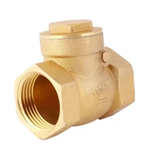 DN15 to DN100 Brass Horizontal Check Valve for Water Shutoff OEM Customizable with CNC Machining and 1PCS MOQ