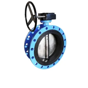 DN150 Concentric Flanged Hydraulic Butterfly Valve with Gear Box for Gas Oil Water Applications 3 Year Warranty