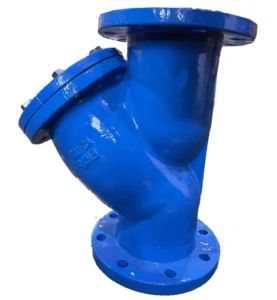DN150 PN16 Cast Iron Double Flange Y Type Gate Manual Water Strainer Magnetic Filter