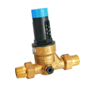 DN20 3/4 Inch Lead-Free Brass Angle High Pressure Reducing Valve Adjustable Water Pressure Regulator ISO Certified High