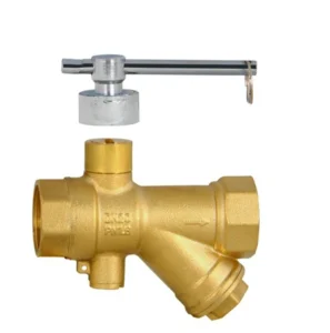 DN20-DN25 Magnetic Lockable Brass Y Strainer Ball Valve 3/4″-1″