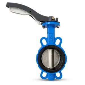 DN200 Rubber Seal EPDM Seat Wafer Type Butterfly Valve with Pin 8 Inch Ductile Iron Butterfly Valve 150 Class