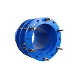 DN2200 PN16 Double Flange Metal Expansion Joint Stainless Steel Dismantling Joint With Valve for Water Oil