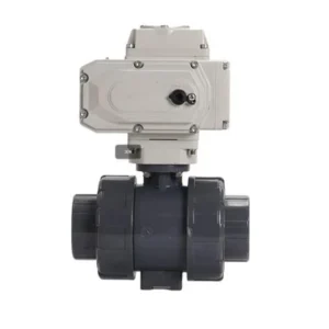 DN25 1 Inch Corrosion-Resistant UPVC Ball Valve 220V 24V ON/OFF Motorized Actuator Control Customizable 2 Way Electric for OEM