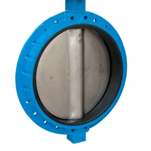 DN250 Ductile Iron Manual Water Double Flange Butterfly Valve Body SS304