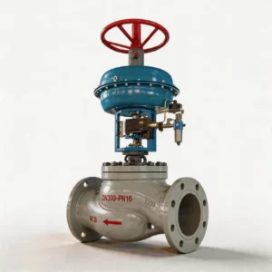 DN300 PN16 ZXM 16K Pneumatic Control Valves with Diaphragm Actuator 4-20mA Digital Smart Positioner Handwheel Operation WCB