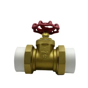 DN40 PPR Gate Valve with Full Brass Body Water On off Valve for Water Meter Applications and Various Pipelines
