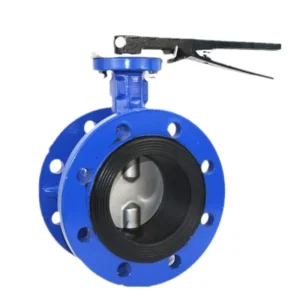 DN400 PN10 DIN3202 Resilient Seated Eccentric Female Thread Manual High Temperature Butterfly Valve