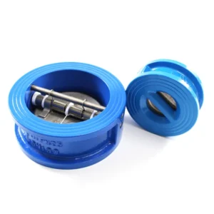 DN50 2″ PN16 Double Disc Butterfly Type Non Return Wafer Check Valve Manual ISO9001 Certified