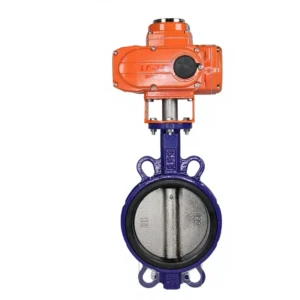 DN50 DN150 DN100 Cast Iron Motorized Butterfly Valve With Explosion proof System
