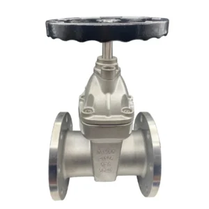 DN50 DN200 PN16 Manual Water 304 EPDM Soft Seal Elastic Seat Stainless Steel Bidirectional Flow Gate Valve