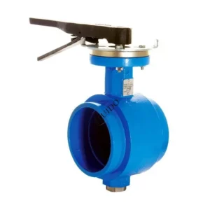 DN50-DN300 DI Grooved End Butterfly Valve with Hand Lever Type Butterfly Valves