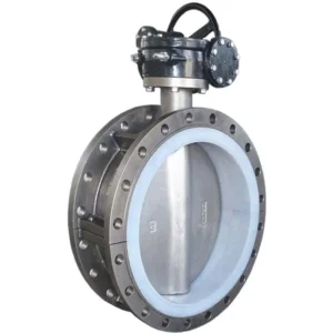 DN50 Double Flange Butterfly Valve 2 inch Manual Ductile Iron Body Nickel-plated Disc Stainless Steel 304 Water PN10 Shaft