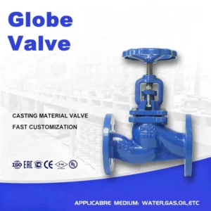 DN50 Manual Flanged Globe Valve Carbon Steel Body Stainless Steel Stem PN16 Industrial Valve OEM High Temperature Shutoff Valves