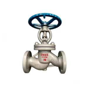 DN500 Manual High Temperature Stop Globe Valve with Nickel Based Alloy J41F 16 Water Seated Sealing