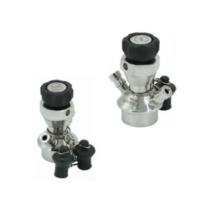 DN6/M4 Aseptic Sampling Valve Sanitary Stainless Steel SS316L Microbiology Aseptic Weld Sampling Valves with Silicone for Tank